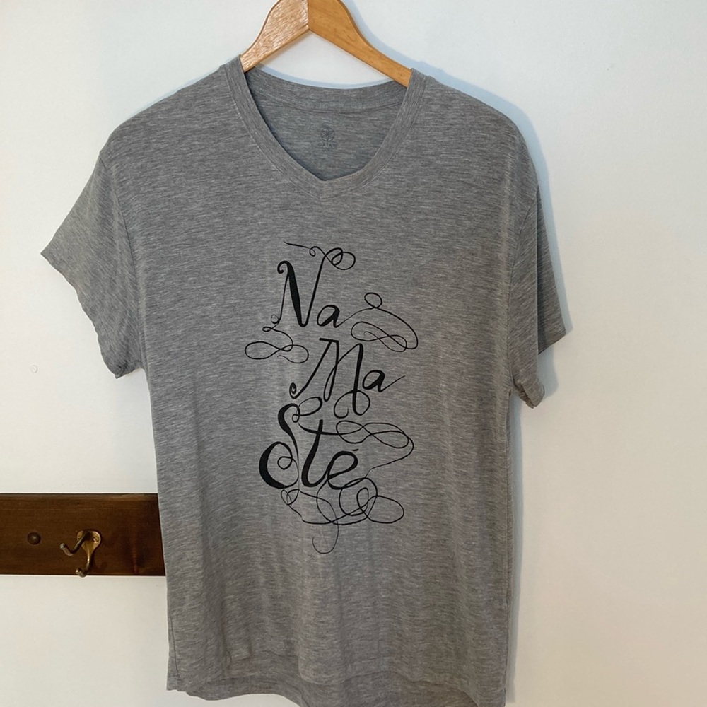 Gaiam yoga- Namaste’ shirt , short sleeve